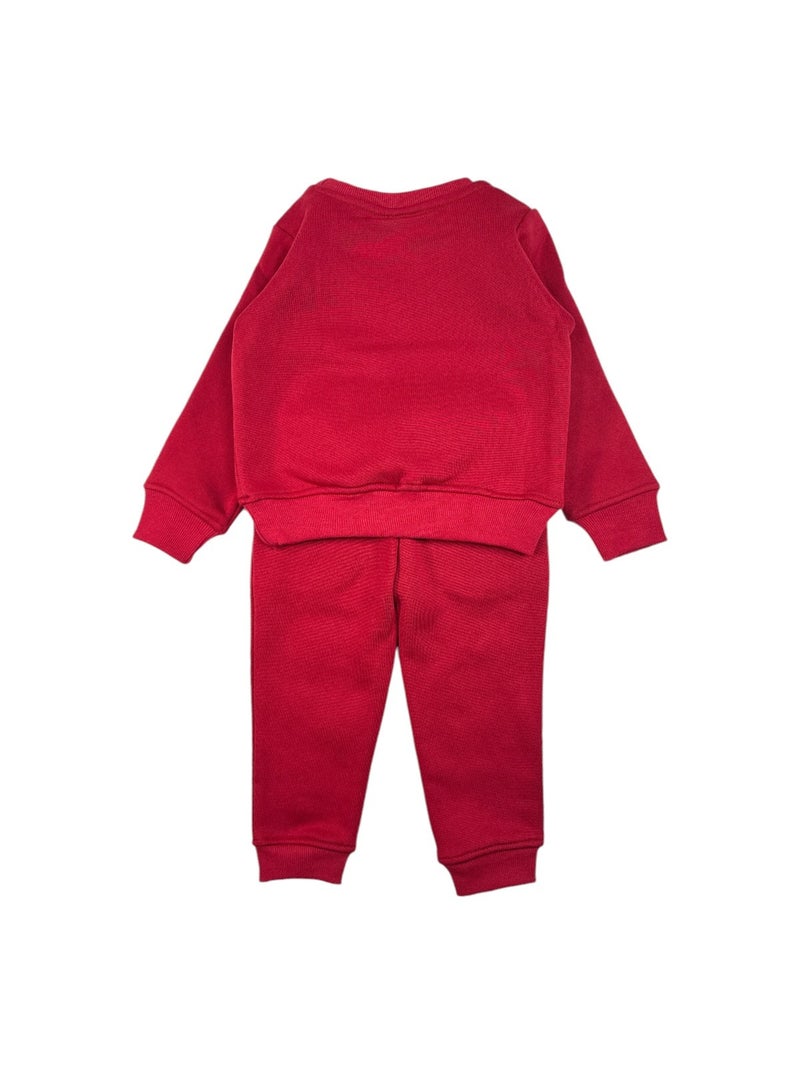 Disney - Completo felpa e pantaloni tuta bambina Rosso - Kiabi