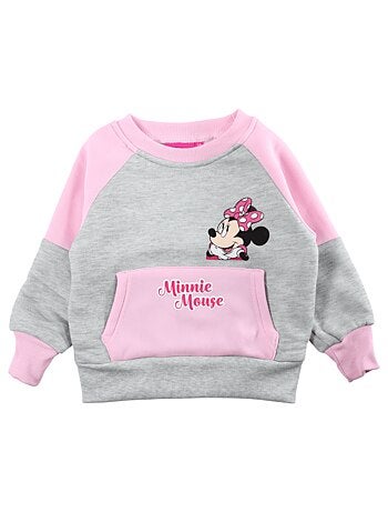 Disney - Completo felpa e pantaloni tuta Minnie bambina