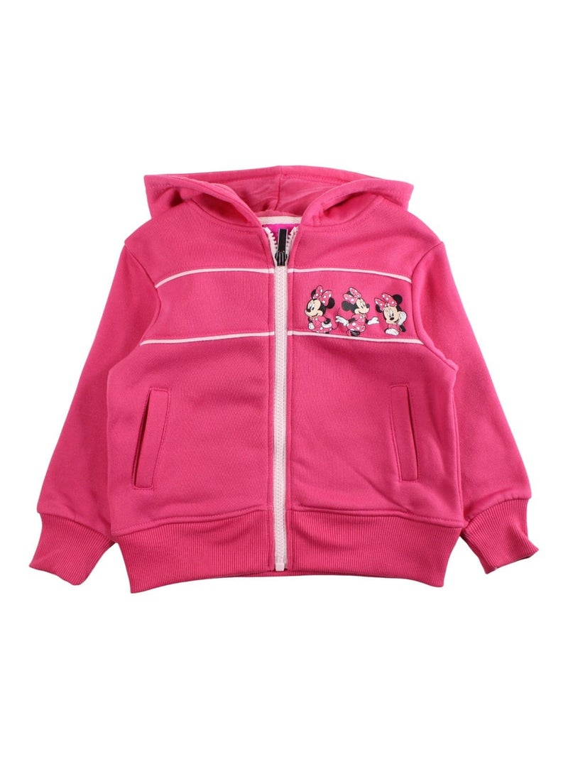 Disney - Completo giacca con cappuccio e pantaloni tuta bambina Rosa fucsia - Kiabi