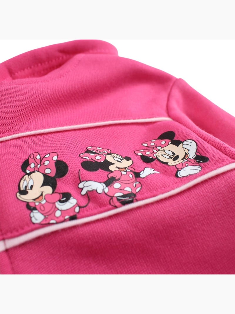 Disney - Completo giacca con cappuccio e pantaloni tuta bambina Rosa fucsia - Kiabi