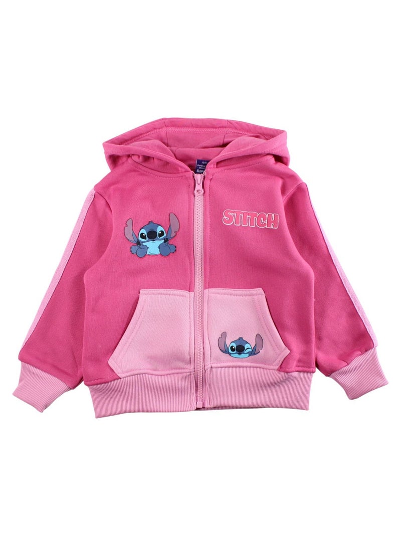 Disney - Completo giacca con cappuccio e pantaloni tuta bambina Rosa - Kiabi