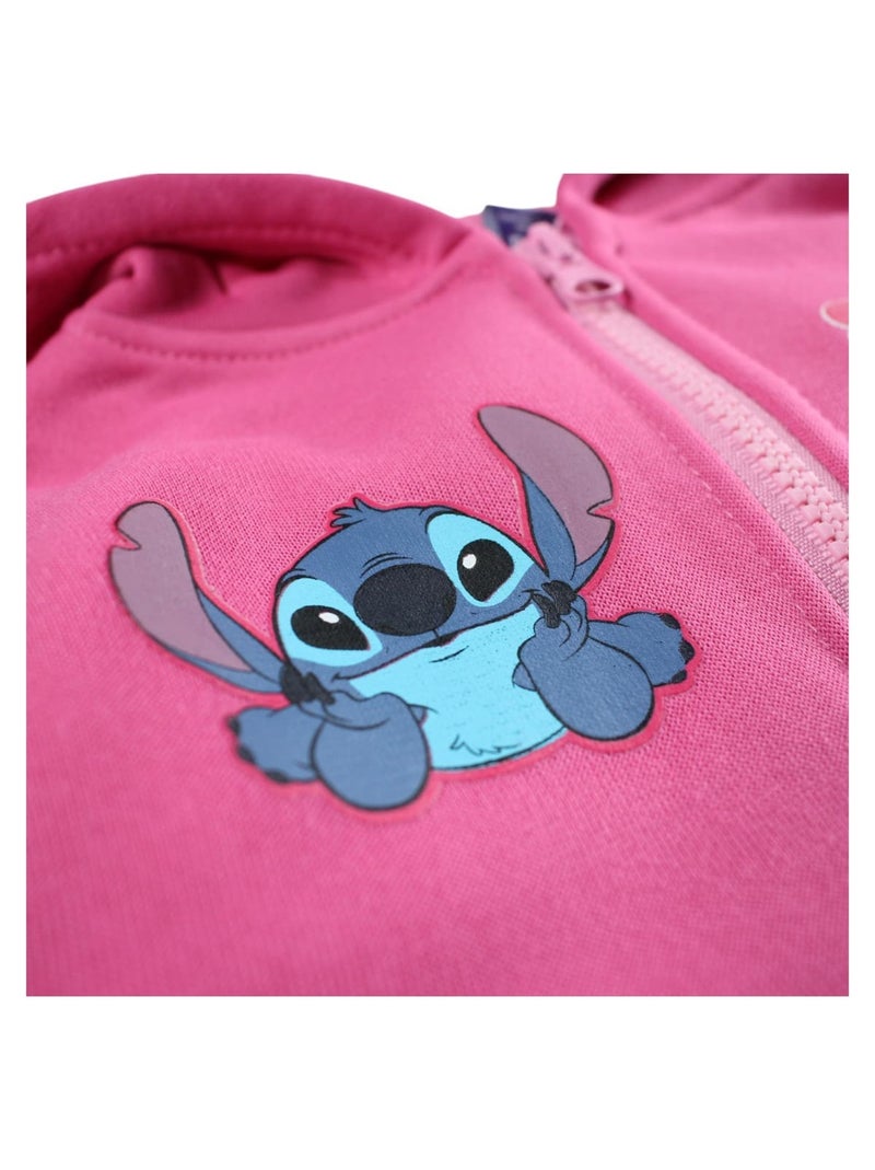 Disney - Completo giacca con cappuccio e pantaloni tuta bambina Rosa - Kiabi