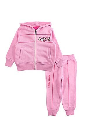Disney - Completo giacca con cappuccio e pantaloni tuta bambina