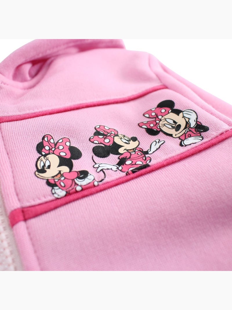 Disney - Completo giacca con cappuccio e pantaloni tuta bambina Rosa - Kiabi