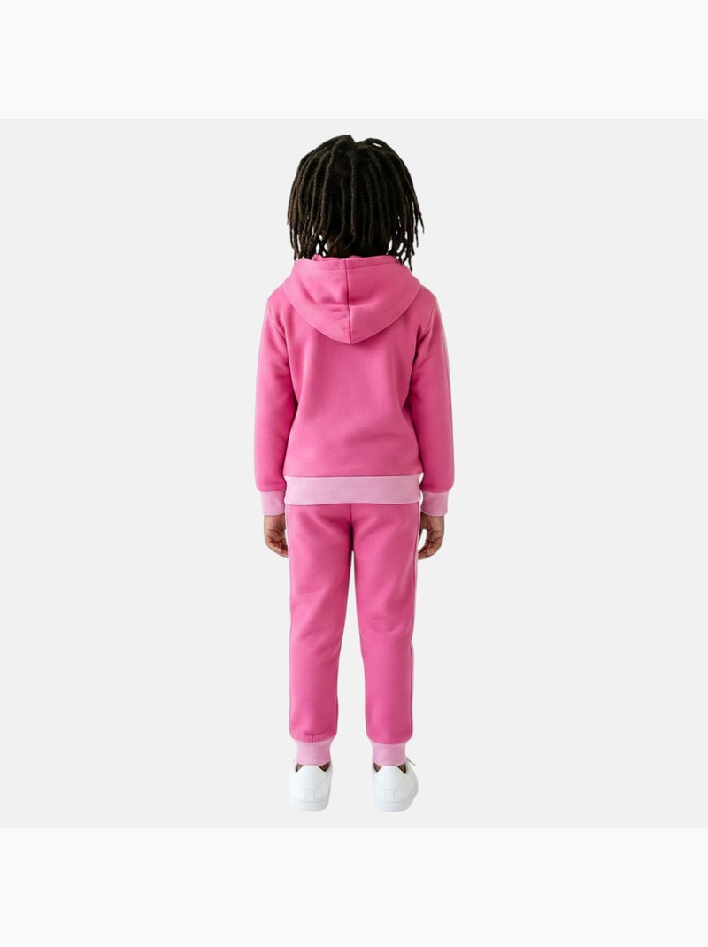 Disney - Completo giacca con cappuccio e pantaloni tuta bambina Rosa - Kiabi