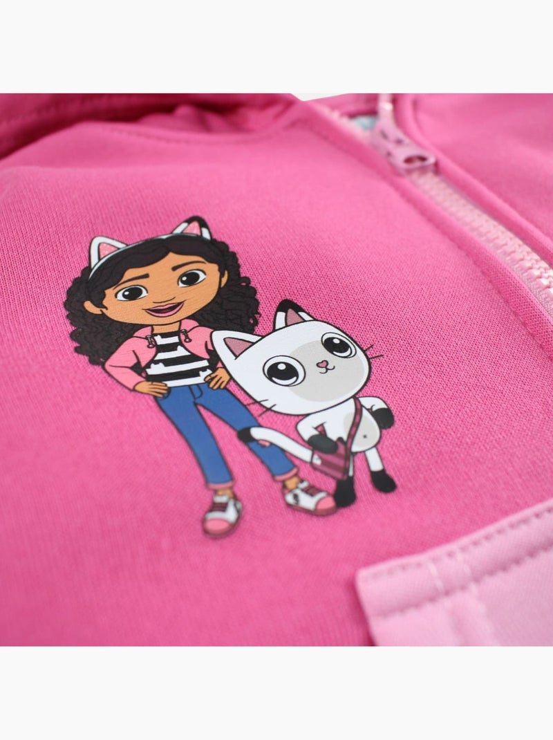 Disney - Completo giacca con cappuccio e pantaloni tuta bambina Rosa - Kiabi