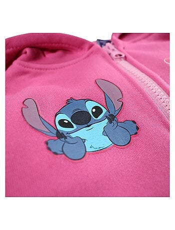 Disney - Completo giacca con cappuccio e pantaloni tuta Lilo & Stitch bambina