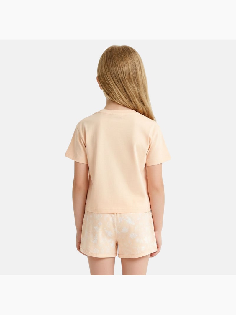 Disney - Completo maglietta e short bambina Arancione - Kiabi