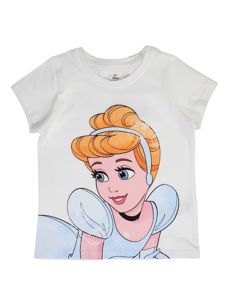 Disney - Completo maglietta e short bambina Bianco - Kiabi