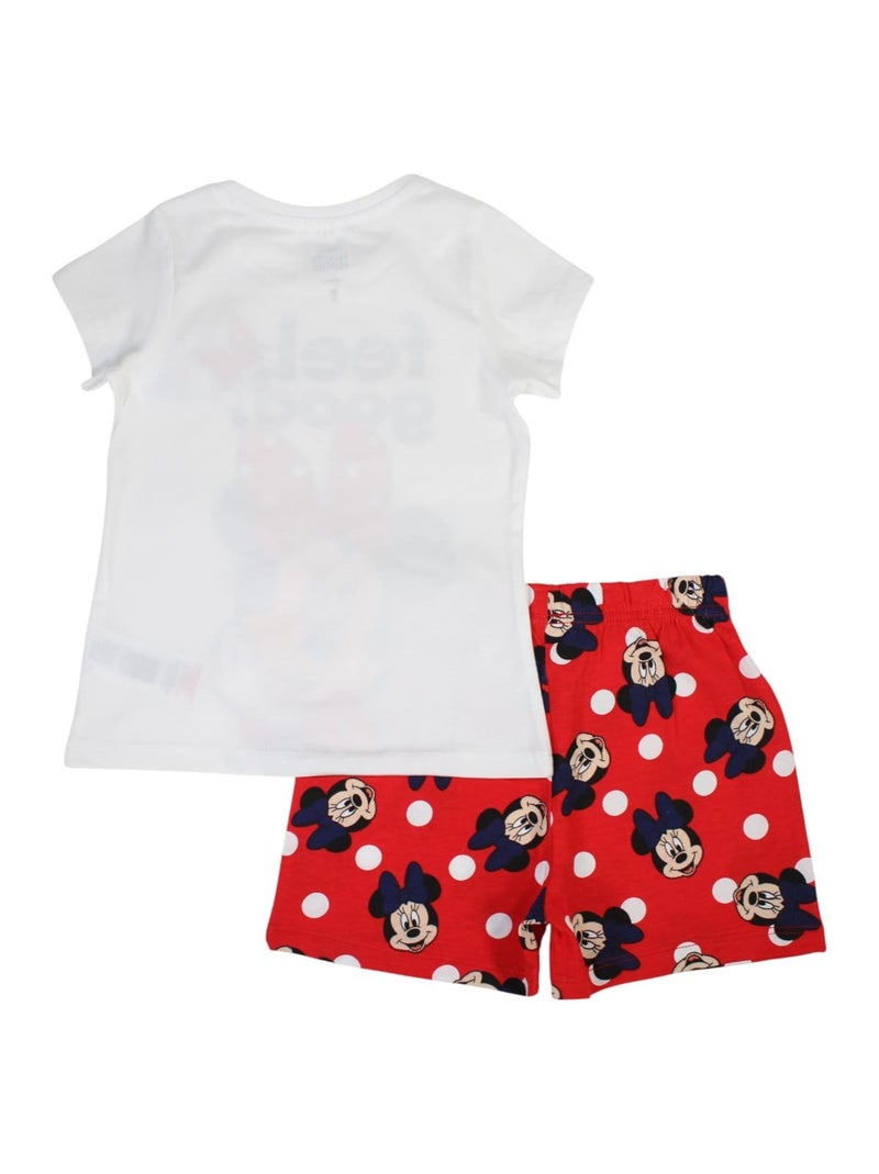Disney - Completo maglietta e short bambina Bianco - Kiabi