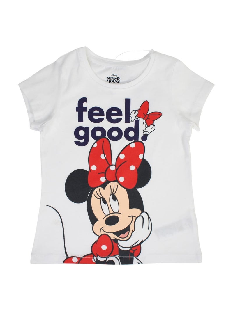 Disney - Completo maglietta e short bambina Bianco - Kiabi