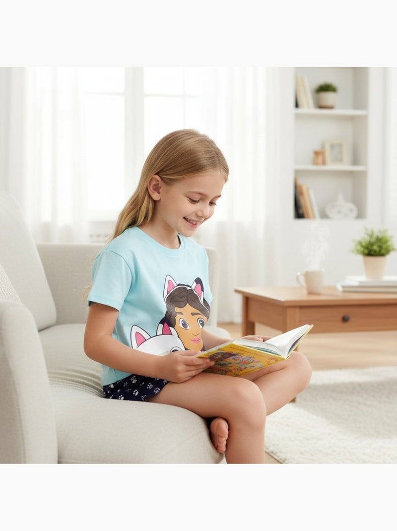 Disney - Completo maglietta e short bambina Blu - Kiabi