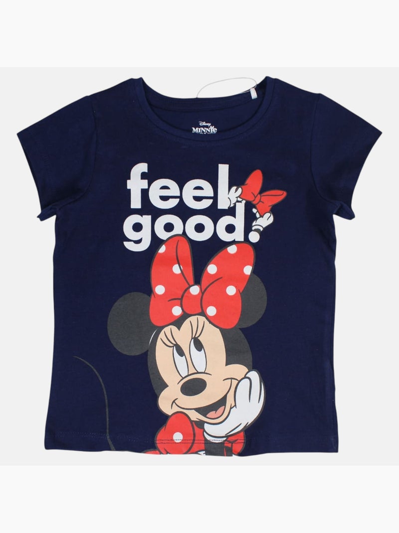 Disney - Completo maglietta e short bambina Blu marino - Kiabi