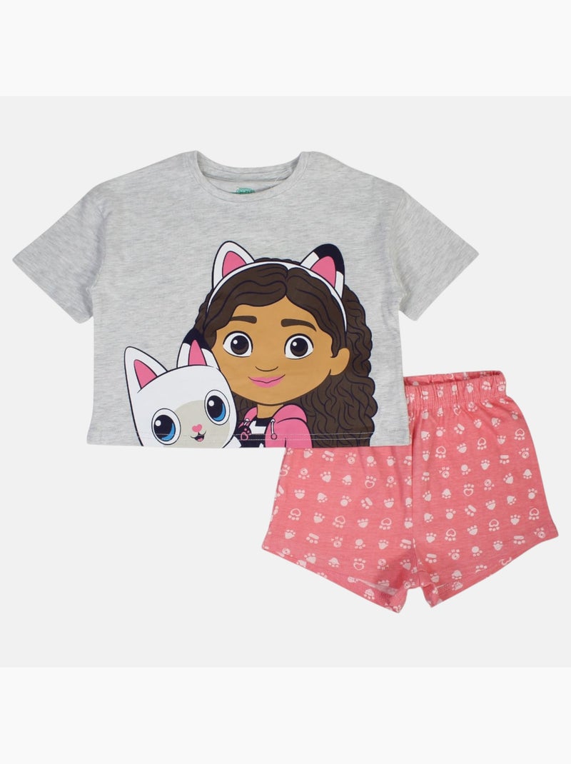 Disney - Completo maglietta e short bambina Grigio - Kiabi