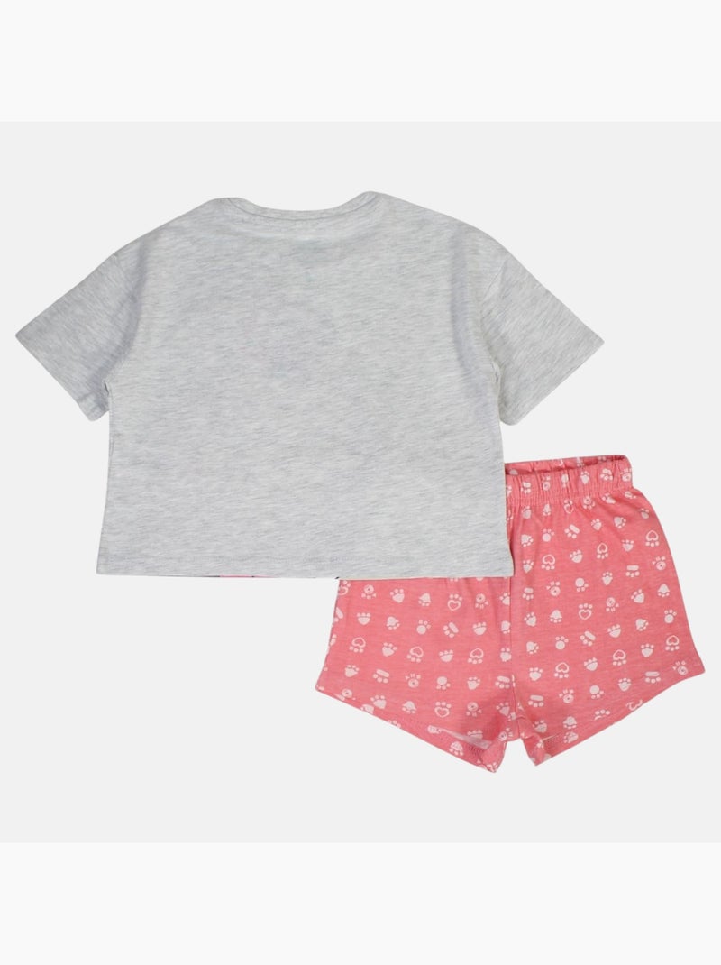 Disney - Completo maglietta e short bambina Grigio - Kiabi