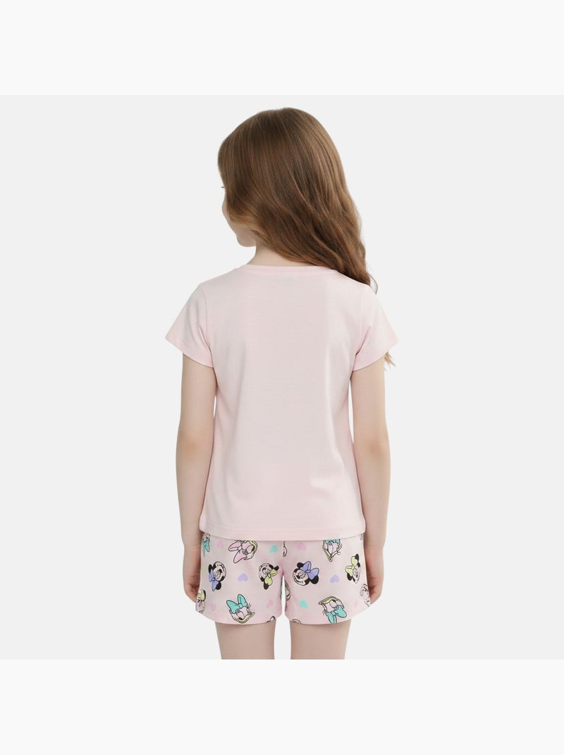 Disney - Completo maglietta e short bambina Rosa - Kiabi