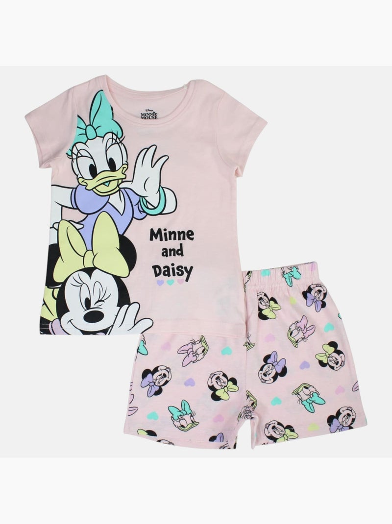 Disney - Completo maglietta e short bambina Rosa - Kiabi