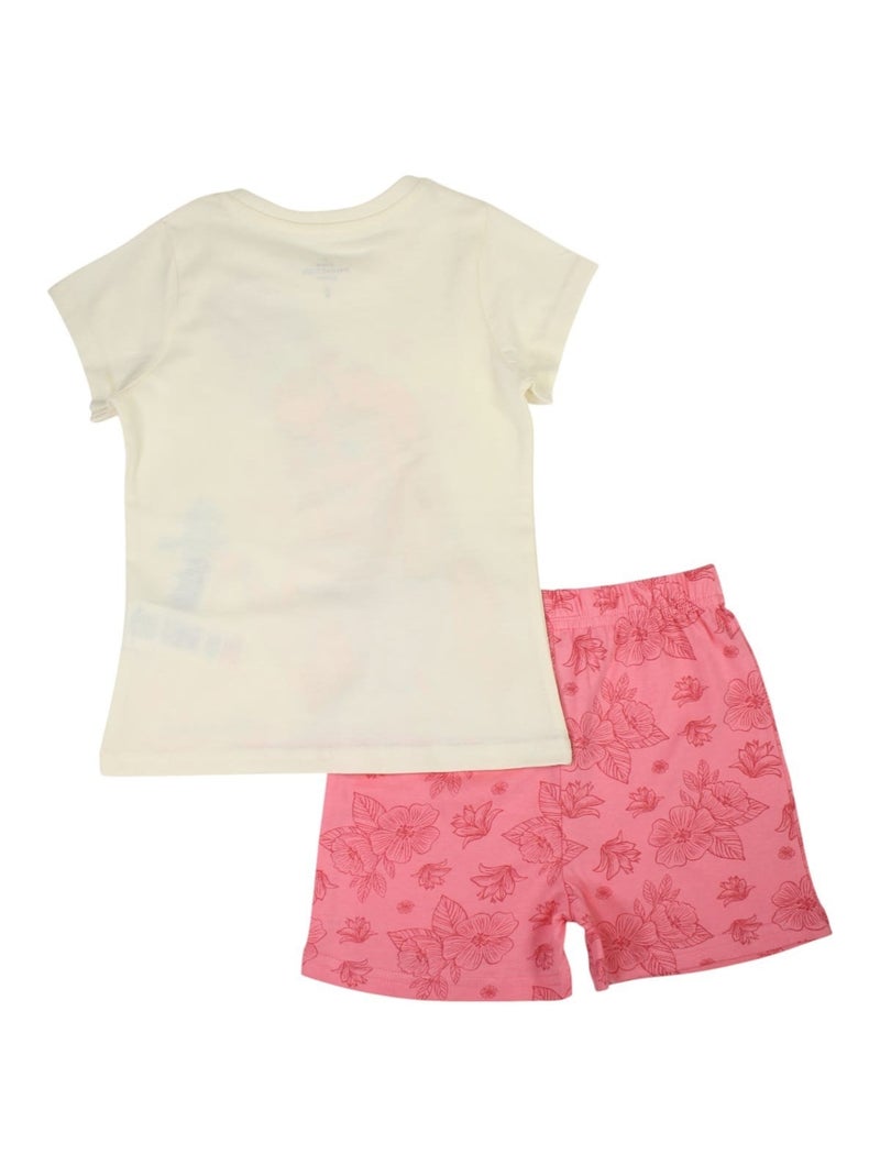 Disney - Completo maglietta e short bambina Rosa - Kiabi