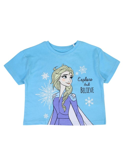 Disney - Completo maglietta e short Frozen bambina - Kiabi Disney - Completo maglietta e short Frozen bambina - Kiabi