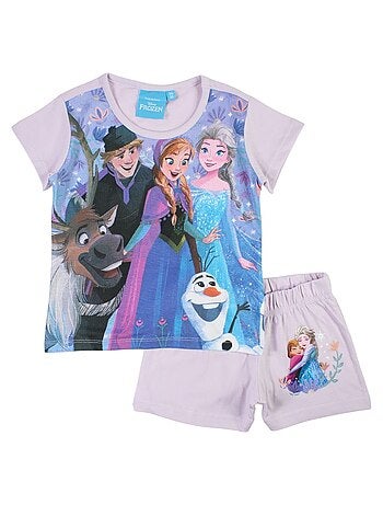 Disney - Completo maglietta e short Frozen