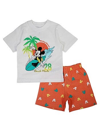 Disney - Completo maglietta e short Mickey bambino
