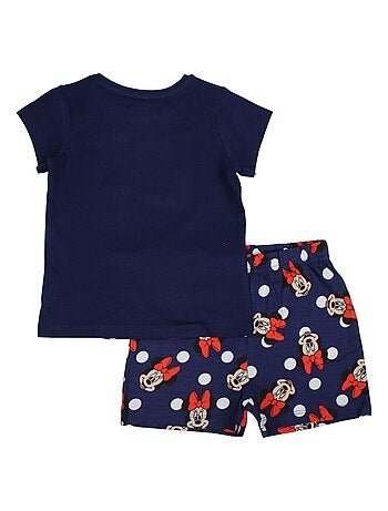 Disney - Completo maglietta e short Minnie bambina