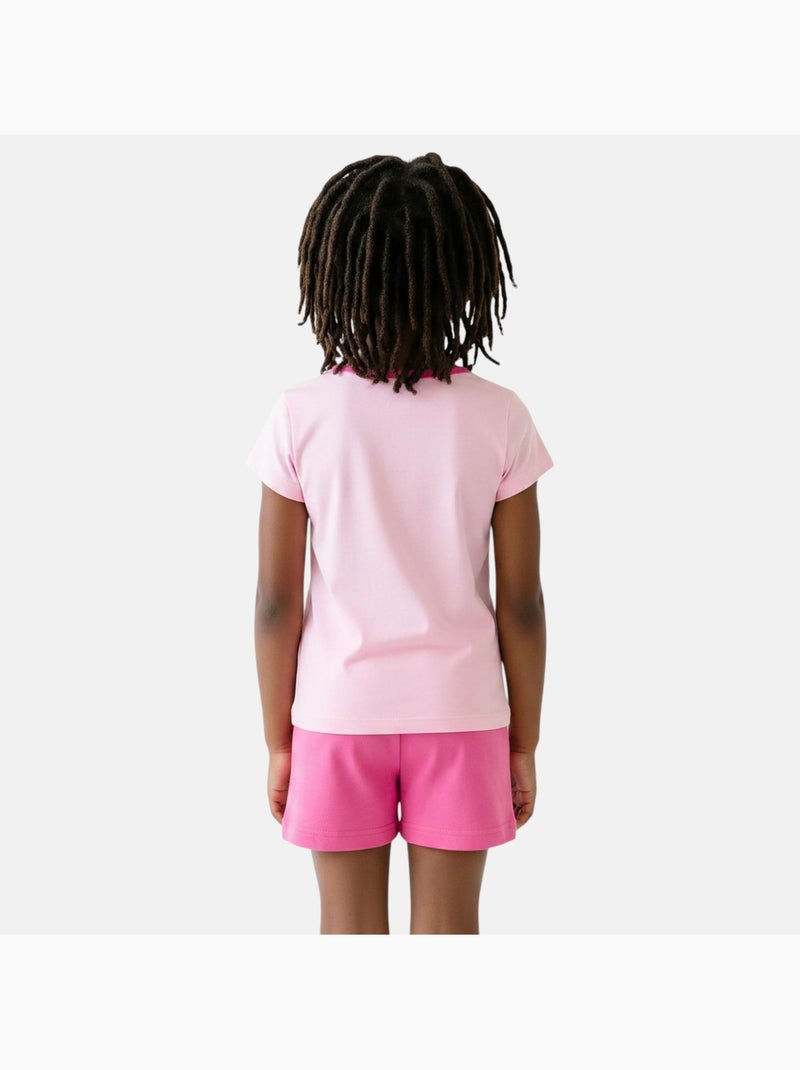 Disney - Completo maglietta e short Rosa chiaro - Kiabi