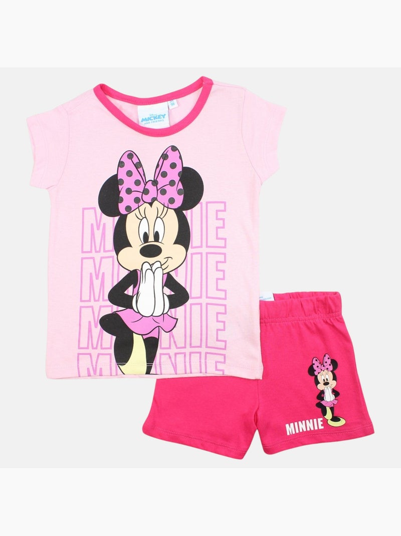 Disney - Completo maglietta e short Rosa - Kiabi