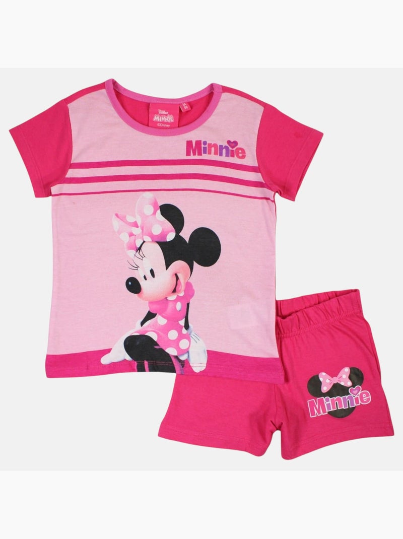 Disney - Completo maglietta e short Rosa - Kiabi