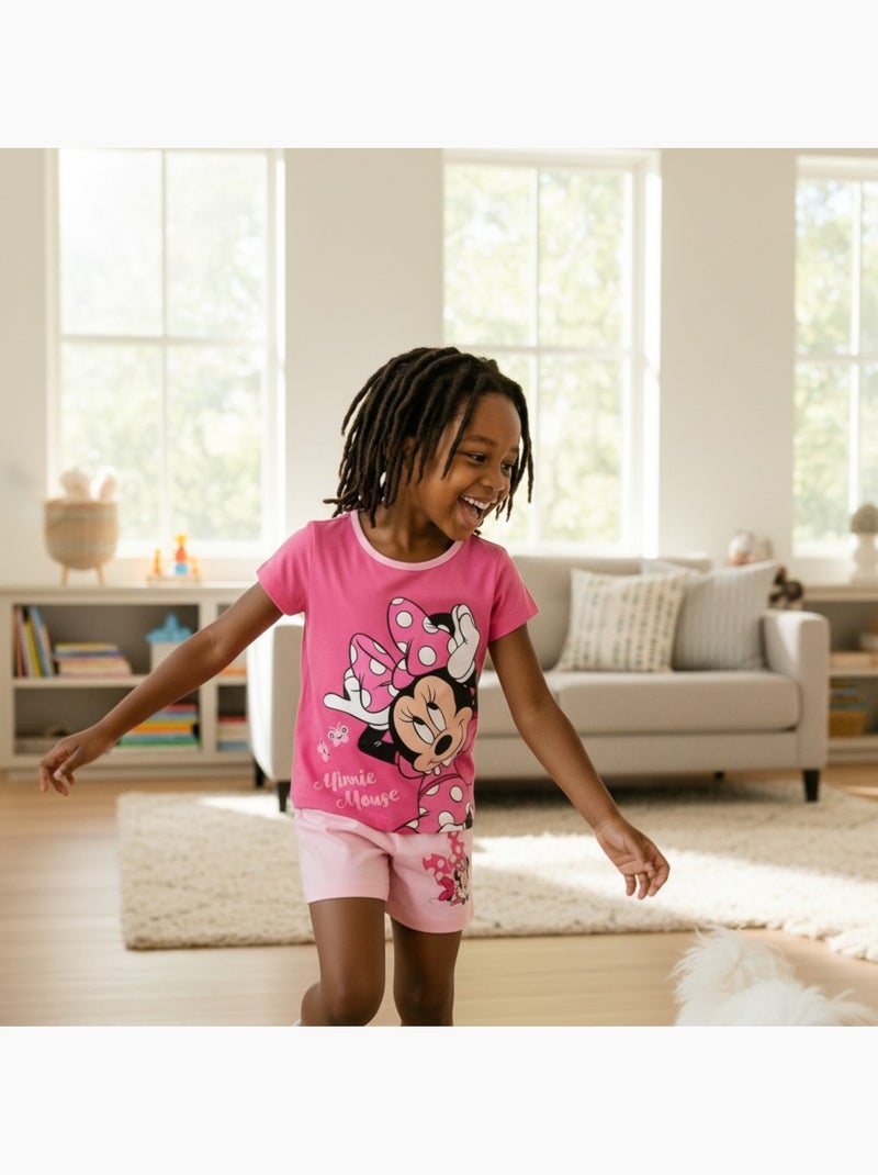 Disney - Completo maglietta e short Rosa - Kiabi