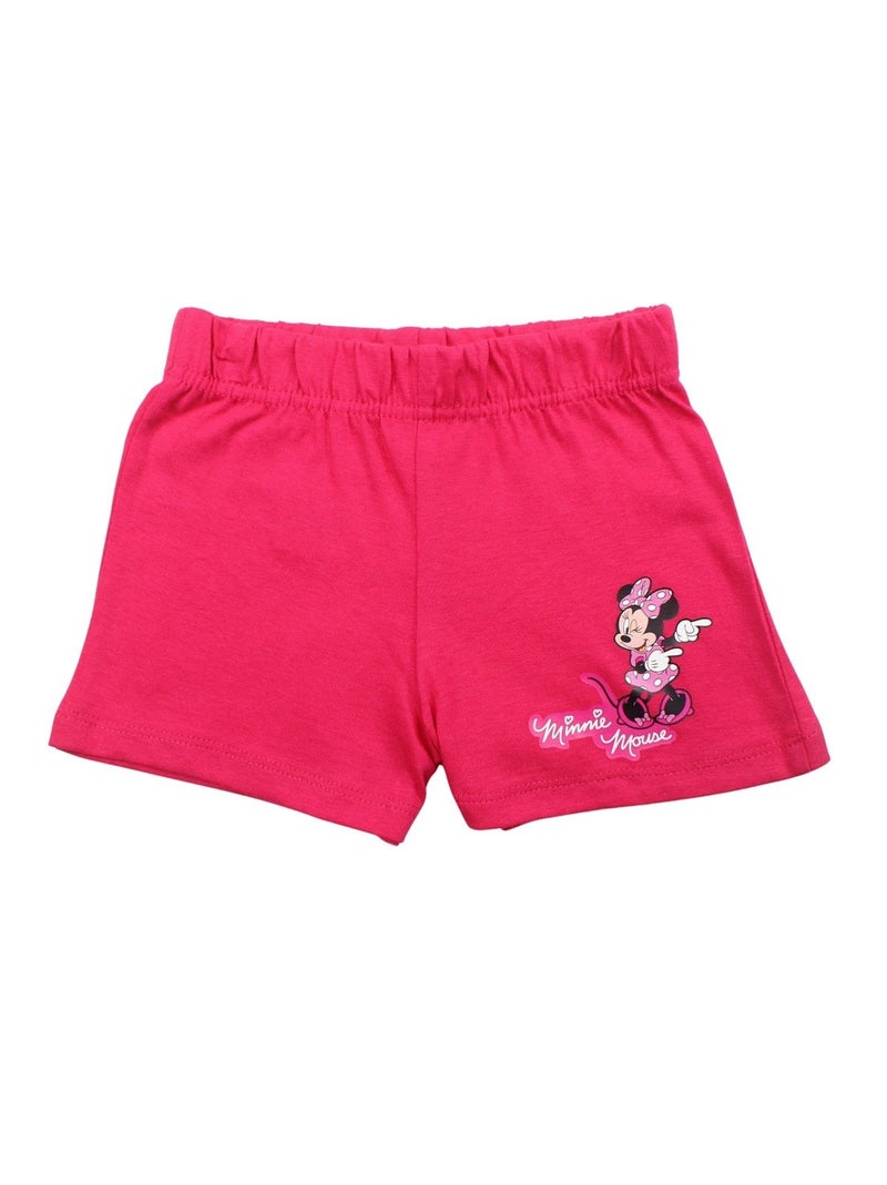 Disney - Completo maglietta e short Rosa fucsia - Kiabi
