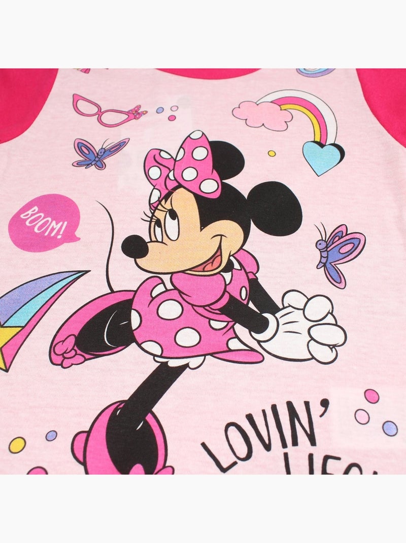 Disney - Completo maglietta e short Rosa fucsia - Kiabi