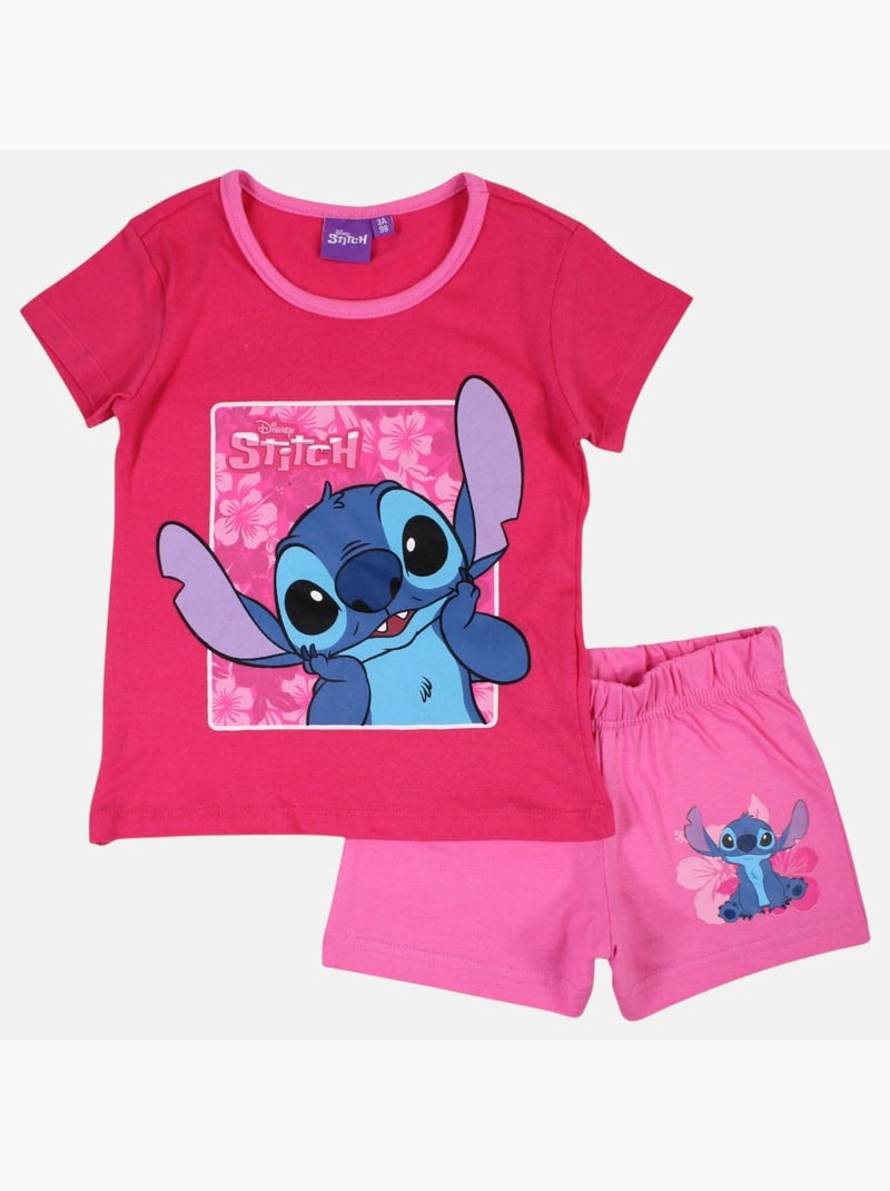 Disney - Completo maglietta e short Rosa fucsia - Kiabi