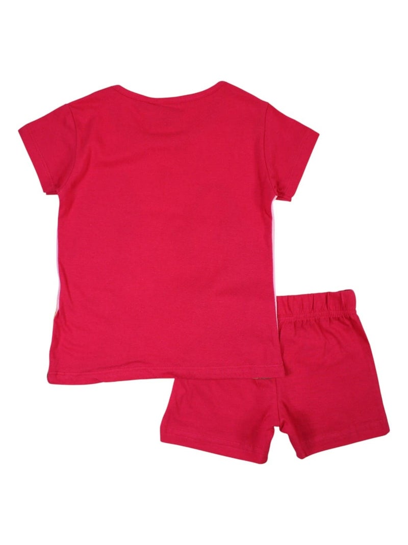 Disney - Completo maglietta e short Rosa fucsia - Kiabi