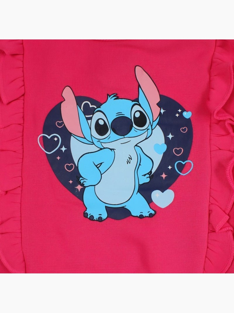 Disney - Completo neonata bambina Stitch Rosa fucsia - Kiabi