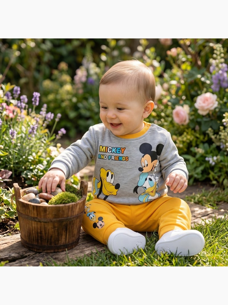 Disney - Completo neonato bambino Mickey and Friends Arancione - Kiabi