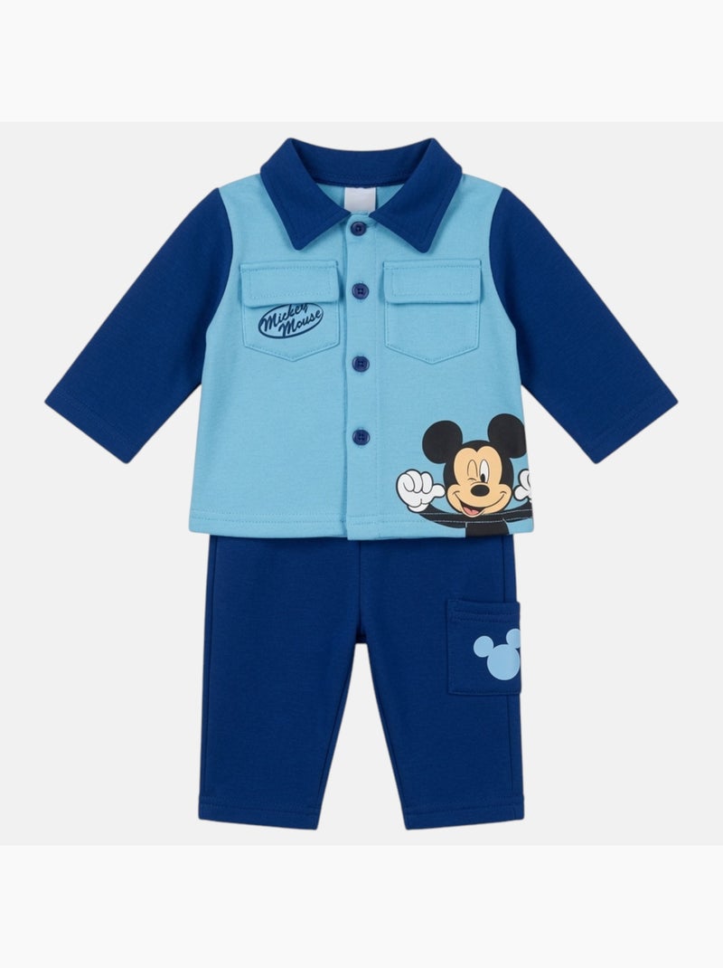 Disney - Completo neonato bambino Mickey Mouse Blu marino - Kiabi
