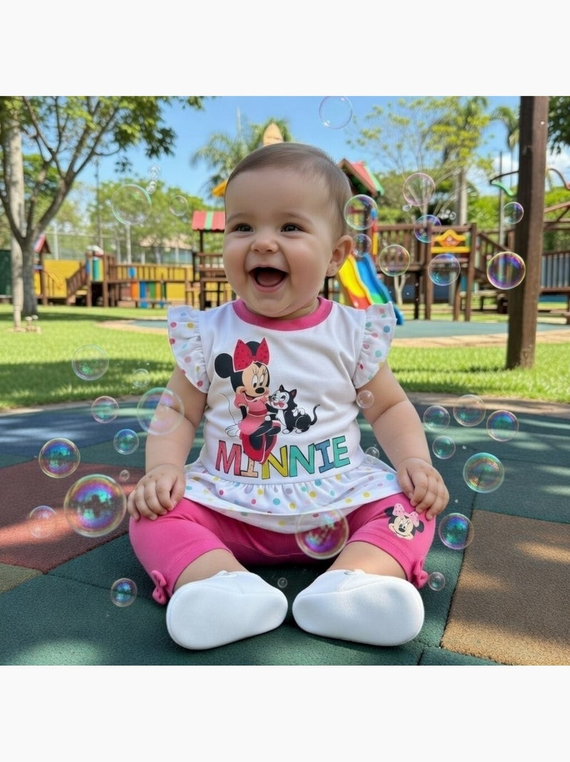 Disney - Completo t-shirt e leggings bebè bambina Bianco - Kiabi