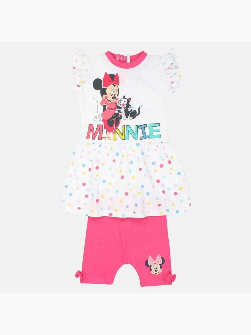 Disney - Completo t-shirt e leggings bebè bambina Bianco - Kiabi