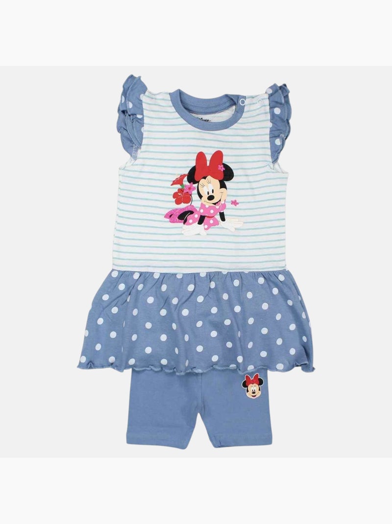 Disney - Completo t-shirt e leggings bebè bambina Blu - Kiabi