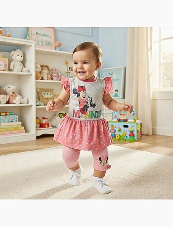 Disney - Completo t-shirt e leggings bebè bambina
