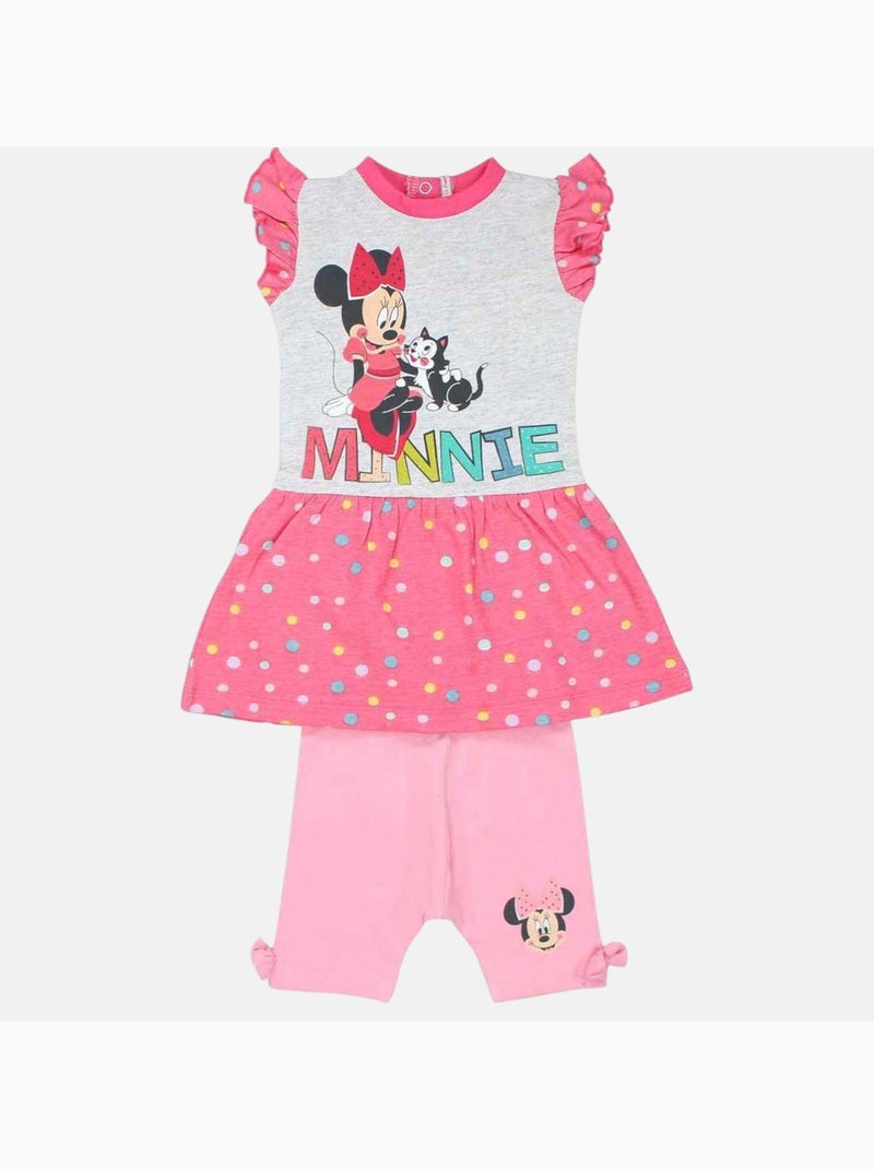 Disney - Completo t-shirt e leggings bebè bambina Rosa - Kiabi