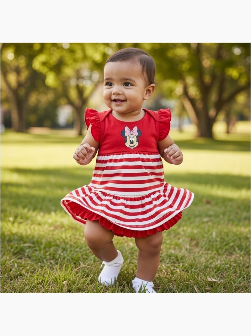 Disney - Completo t-shirt e shorts bebè Rosso - Kiabi