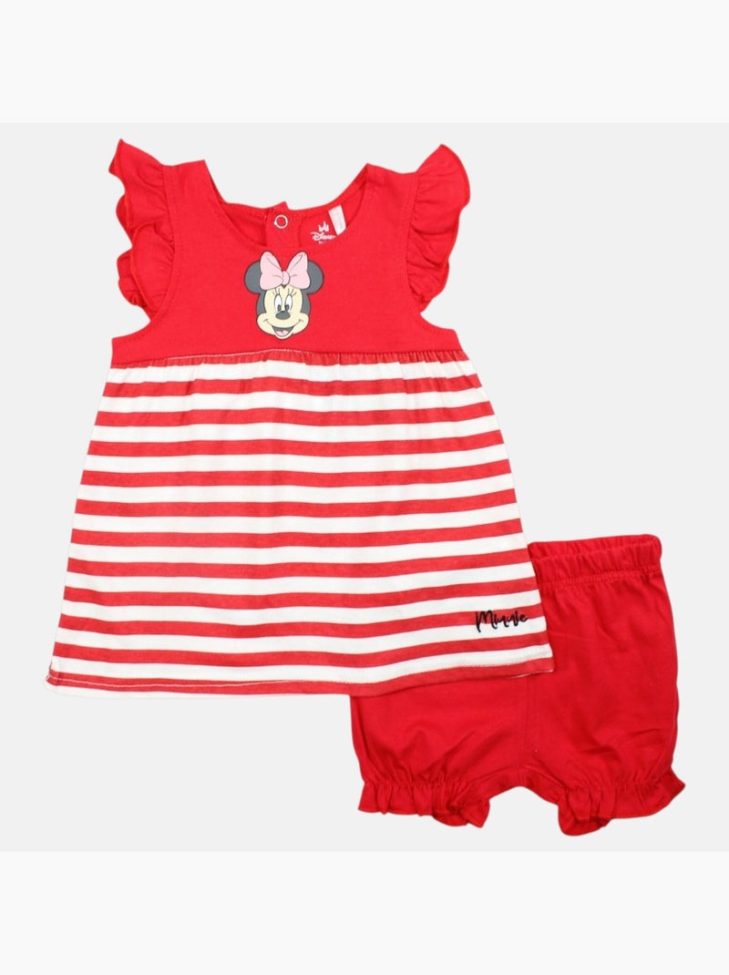 Disney - Completo t-shirt e shorts bebè Rosso - Kiabi