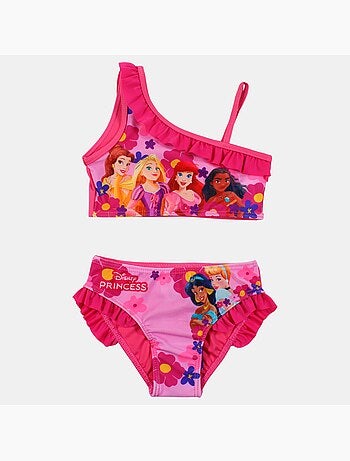 Disney - Costume da bagno a due pezzi con stampa da bambina