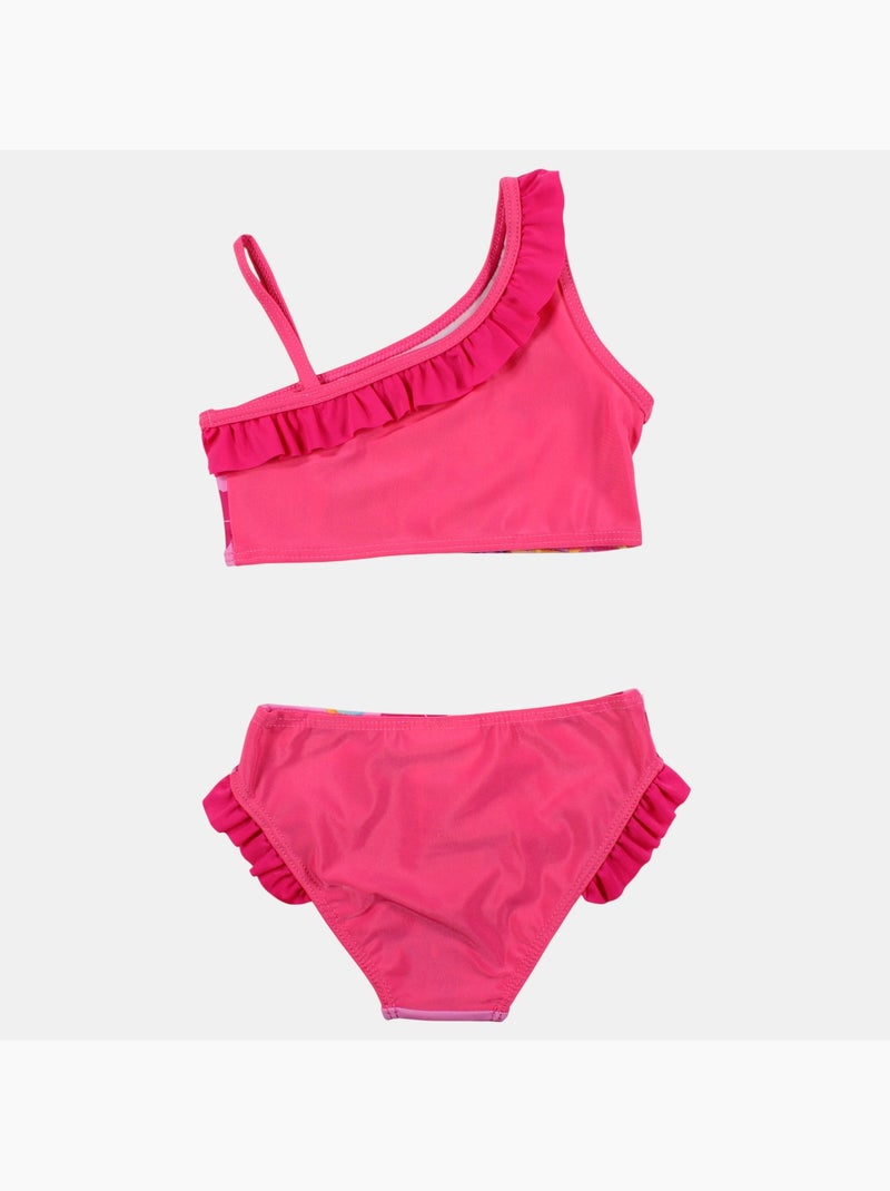 Disney - Costume da bagno a due pezzi con stampa da bambina Rosa fucsia - Kiabi
