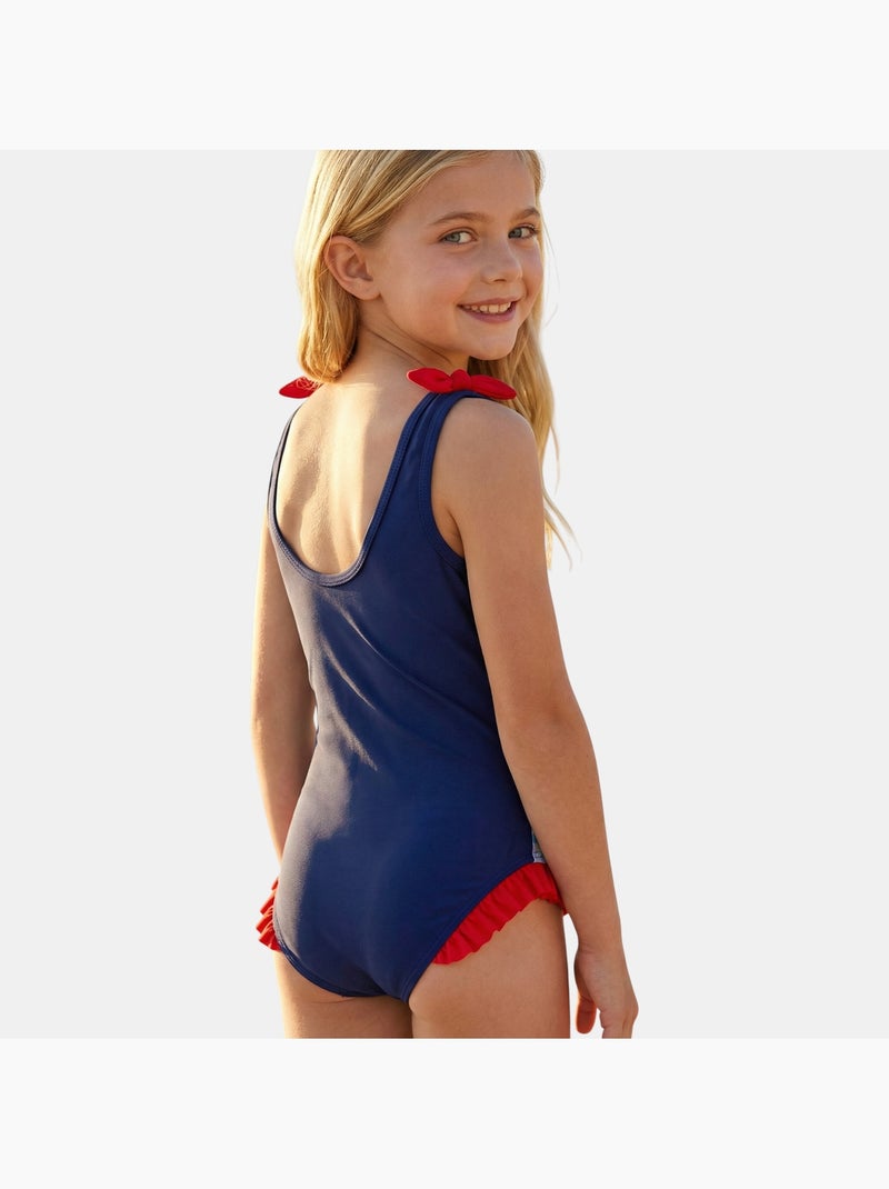 Disney - Costume da bagno bambina intero Blu marino - Kiabi