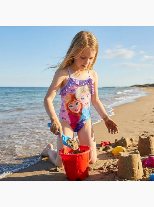 Disney - Costume da bagno bambina intero con pareo gonna coordinato - Kiabi