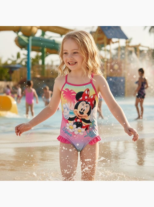 Disney - costume da bagno intero con volant e spalline sottili - Kiabi Disney - costume da bagno intero con volant e spalline sottili - Kiabi