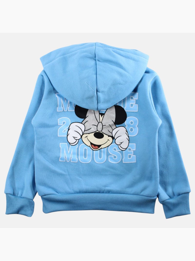 Disney - Felpa con cappuccio da bambina Blu - Kiabi